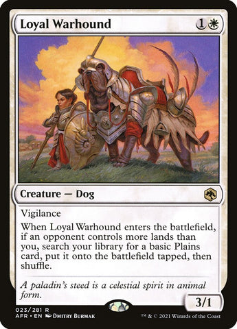 AFR-023 - Loyal Warhound - Non Foil  - NM