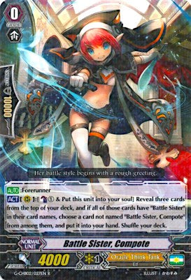 Battle Sister, Compote (G-CHB02/027EN) [We ARE!!! Trinity Dragon]