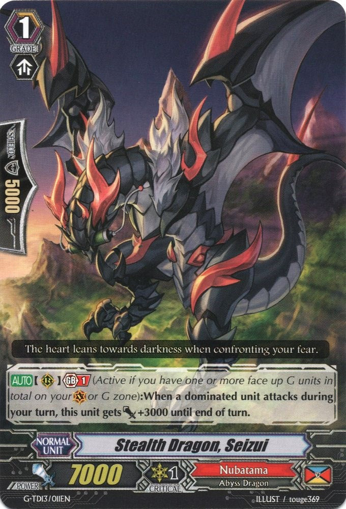 Stealth Dragon, Seizui (G-TD13/011EN) [Evil Eye Sovereign]