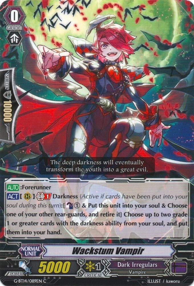 Wackstum Vampir (G-BT14/089EN) [Divine Dragon Apocrypha]