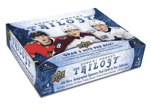 2020-21 UD Trilogy Hockey Hobby Box