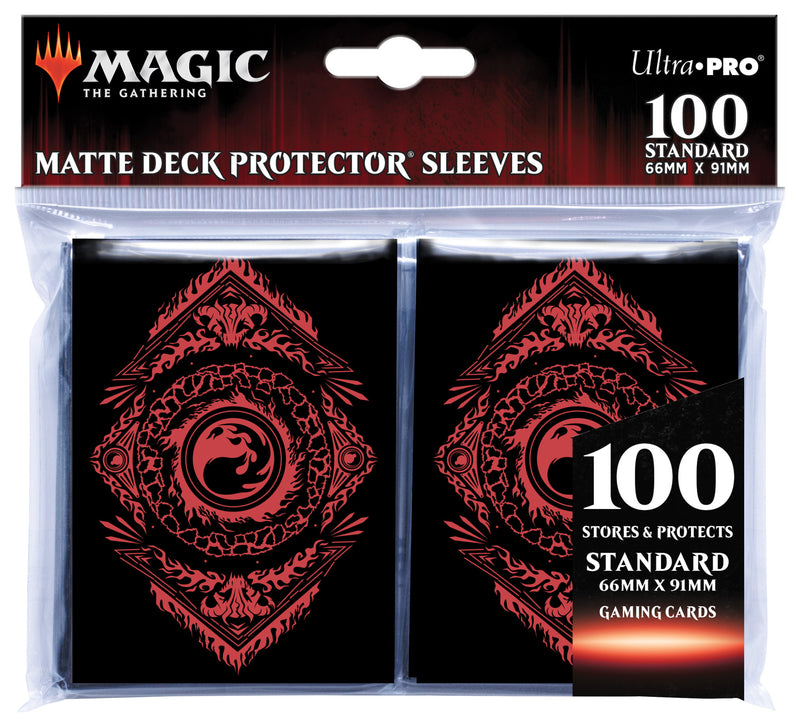 U.P. - Deck Protector: MTG Mana Symbol Mountain - 100ct. Sleeves