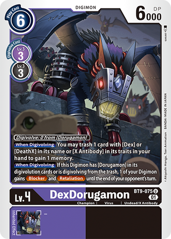 BT9-075 - DexDorugamon - Uncommon - NM