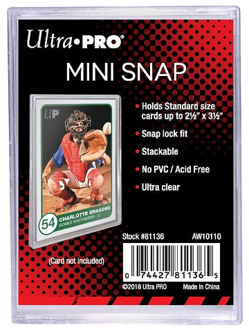 U.P. - Mini Snap - 10ct. Holders