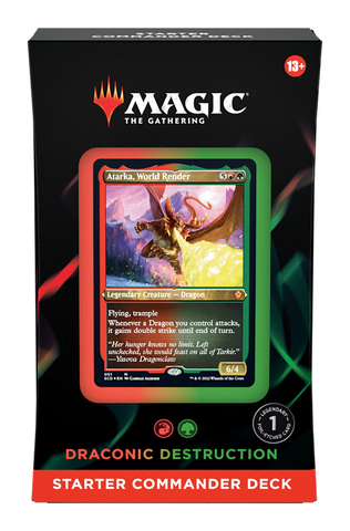 MTG -  Starter Commander Deck - Draconic Destruction