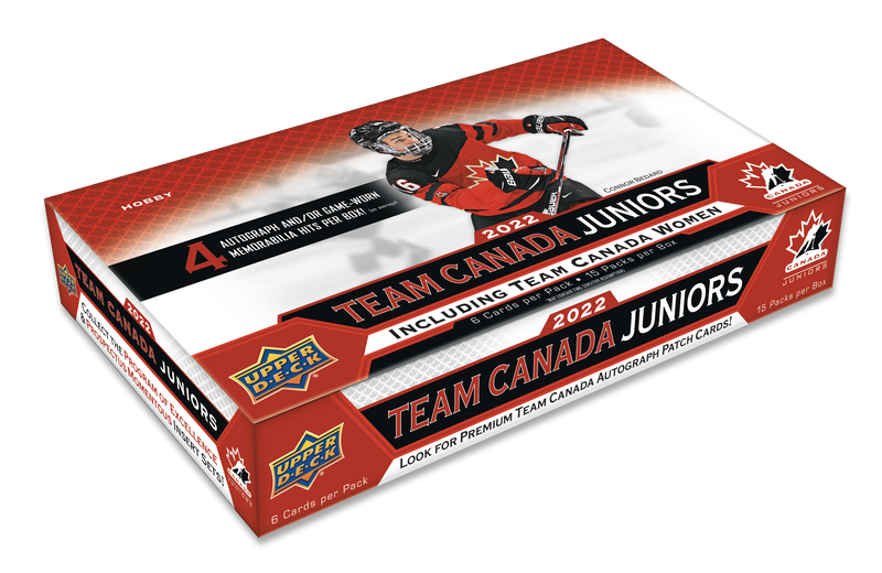 Upper Deck - 2022 Team Canada Juniors - Hobby Box