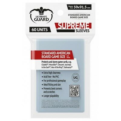 UG Standard American Board Game 60ct Sleeves