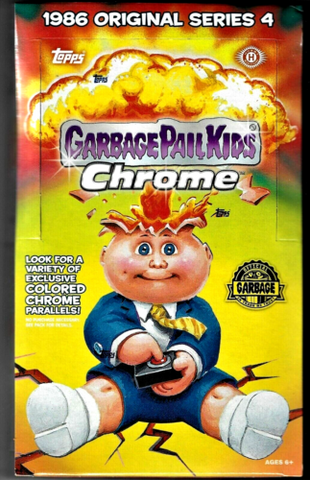 Garbage Pail Kids Chrome Trading Cards - Hobby Box - Series 4