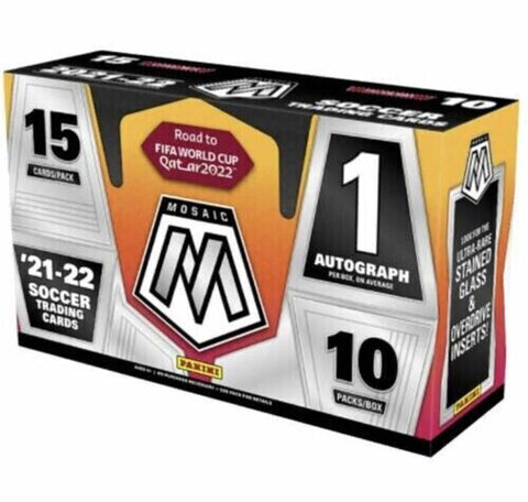 Panini - 2021-22 Mosaic Road to FIFA World Cup Soccer - Hobby Box