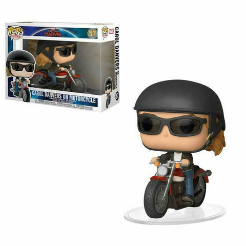 POP! Captain Marvel - Carol Danvers On Motorcycle 57