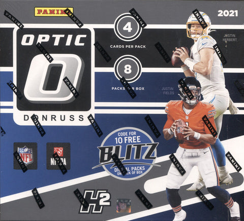 Panini - 2021 Optic Donruss H2 Football - Hybrid Box