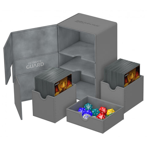 Ultimate Guard 160 Twin Flip Tray Deck Case - Grey