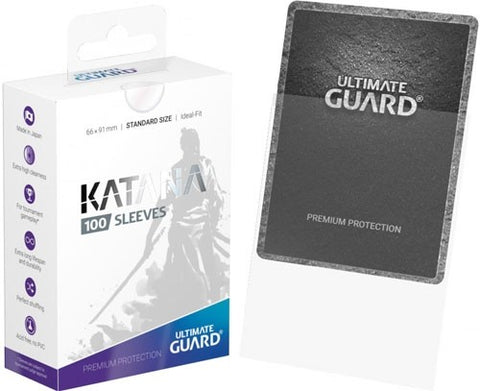 Ultimate Guard Katana Sleeves Standard 100 ct - Clear