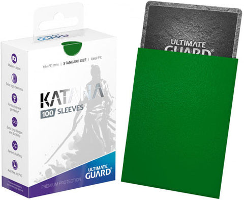 Ultimate Guard Katana Sleeves Standard 100 ct - Green