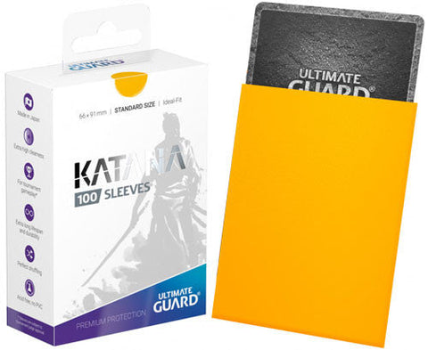 Ultimate Guard Katana Sleeves Standard 100 ct - Yellow