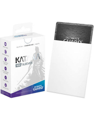 Ultimate Guard Katana Sleeves Standard 100 ct - White
