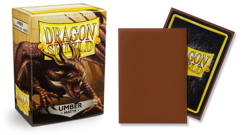 Dragon Shield - Standard Matte: Umber - 100ct. Card Sleeves